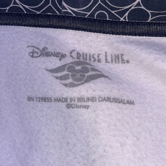White and blue Disney cruise line zip up 2019 jacket - Picture 3 of 3